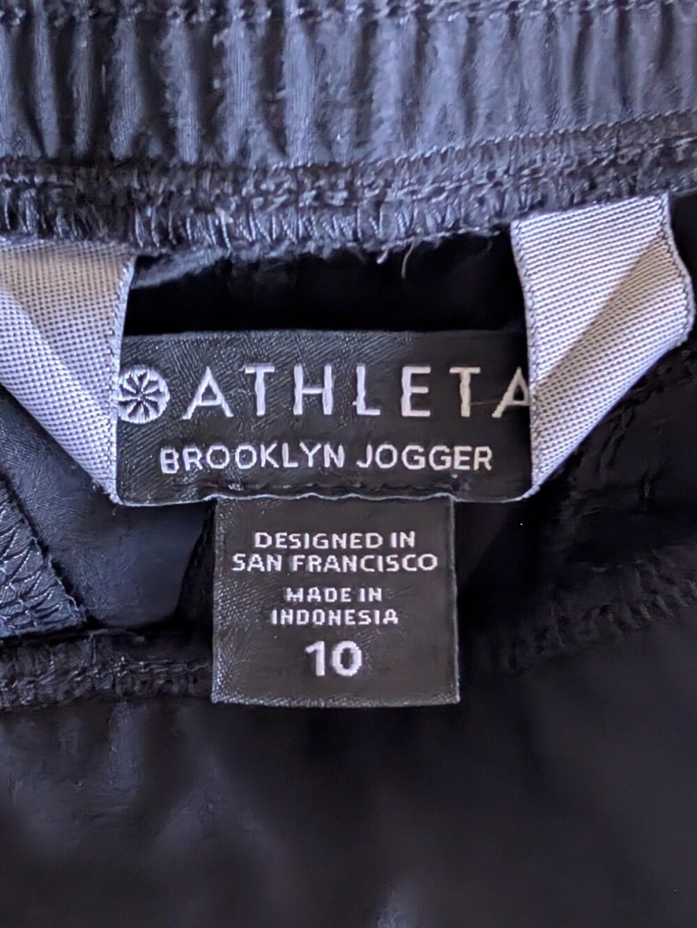 Athleta Black Women's Brooklyn Jogger - Picture 3 of 3